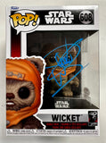 Warwick Davis Signed Wicket Star Wars Funko Pop! #608 With PSA/DNA COA