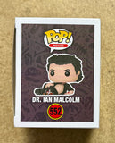 Jeff Goldblum Signed Jurassic Park Wounded Dr. Ian Malcolm Funko Pop! #552 With JSA COA