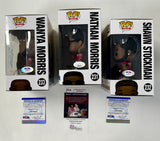 Boy II Men Complete Set of 3 Signed Shawn Stockamn, Nathan Morris & Wanya Morris Funko Pop! With PSA/DNA & JSA COA