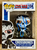 Frank Grillo Signed Crossbones Funko Pop! Marvel Civil War #134 With PSA/DNA COA
