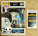 Johnny Depp Signed Corpse Bride Victor With Scraps Funko Pop! #986 With JSA COA