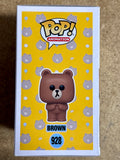 Funko Pop! Animation Flocked Brown #928 Line Friends 2021 Vaulted Exclusive