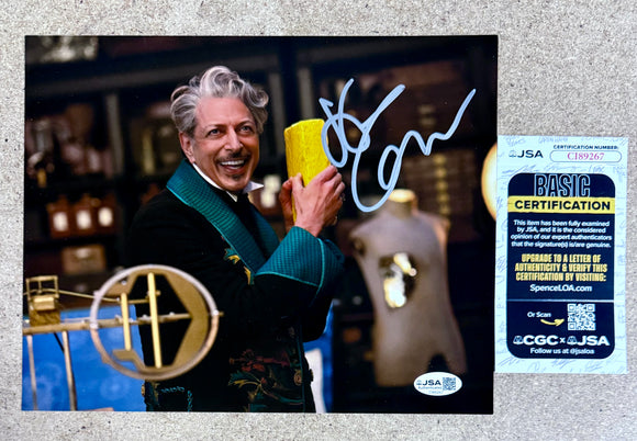 Jeff Goldblum Signed Wonderful Wizard Of Oz Wicked 8X10 Photo With JSA COA