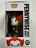 Funko Pop! Movies Pennywise With Boat (Blue Eyes) #472 IT The Movie 2017 Horror