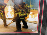 Robert Englund & Ken Kirzinger Signed And Custom Framed Freddy vs Jason 11x14 Photo With JSA COA
