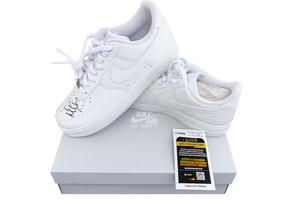 Rapper Nelly Signed Autographed Nike Air Force 1 Size 10 White Shoes W/ JSA COA