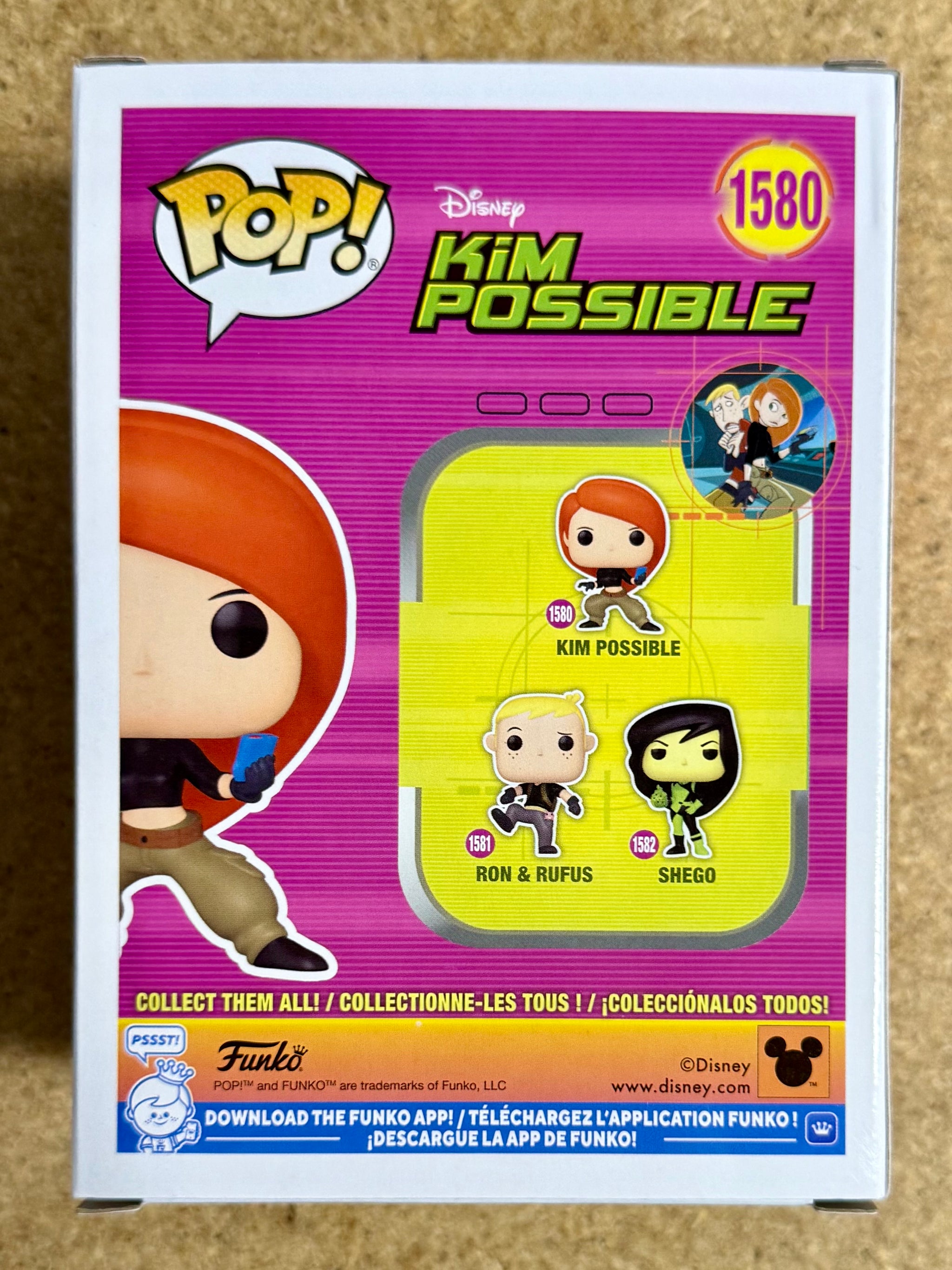 Funko Pop! Disney Kim Possible #1580 Kim Possible 2025 – Mustang Comics, image size:2048x2731