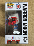 Warren Moon Signed NFL Houston Oilers Funko Pop! #263 With JSA COA