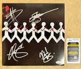 Three Days Grace Complete Band Signed 2006 “One-X” Vinyl With JSA COA