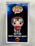 Funko Pop! Mocies Marty McFly Checking Watch #965 Back to The Future SDCC 2020 Summer Con Exclusive