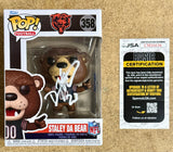 Devin Hester Signed Chicago Bears Staley Da Bear Mascot Funko Pop #358 With JSA COA