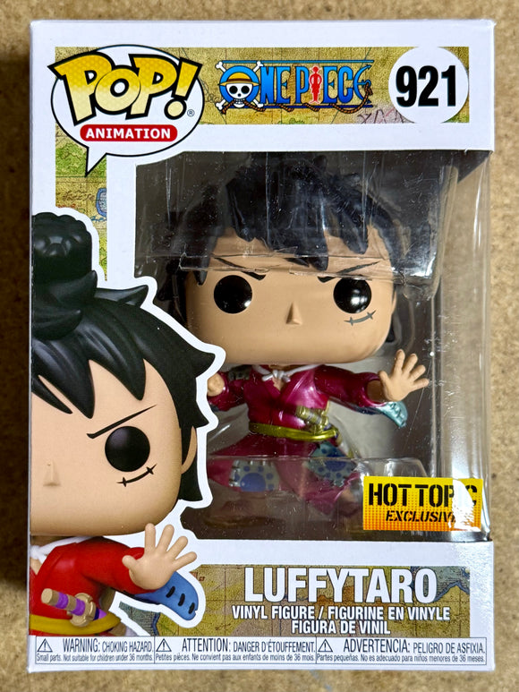 Funko Pop! Animation Metallic Luffytaro #921 One Piece Hot Topic 2021 Exclusive