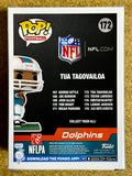 Funko Pop! Football Tua Tagovailoa #172 NFL Miami Dolphins QB Quarterback 2022