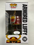 Colleen Clinkenbeard Signed Armored Luffy Funko Pop! #1262 One Piece FS Exclusive With JSA COA