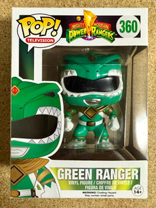 Funko Pop! Television Green Power Ranger #360 Vaulted 2017 MMPR Dragonzord