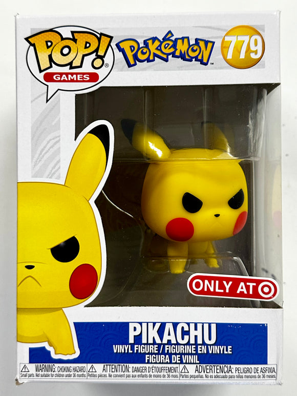 Funko Pop! Games Angry Pikachu #779 Electric Pokemon 2023 Generation I Exclusive