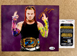 Jeff Hardy Of The Hardy Boyz WWE Signed Autographed 8x10 Photo With JSA COA