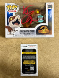 Jeff Goldblum Signed Jurassic World: Dominion Atrociraptor (Tiger) Specialty Series Funko Pop! #1218 JSA COA