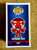 Funko Pop! DC Heroes Superman (Red) #437 NYCC 2022 Fall Con Exclusive