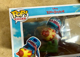 Funko Pop! Rides Super Deluxe Stitch in Rocket #102 Lilo & Stitch Vaulted BOX DAMAGE