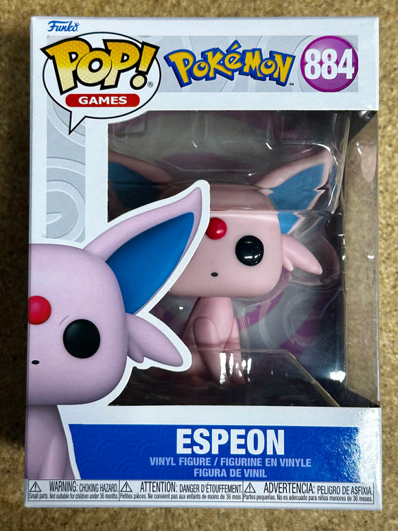 Funko Pop! Games Espeon #884 Psychic-Type Pokemon 2023 Generation II