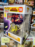 Chuck Huber Signed My Hero Academia Kurogiri Funko Pop! #789 With Prime COA