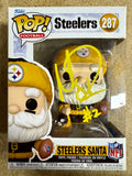 Mason Rudolph Signed NFL Pittsburgh Steelers Santa Funko Pop! #287 With JSA COA