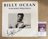 Billy Ocean Signed AUTOGRAPHED Tear Down These Walls 1988 Vinyl With JSA COA