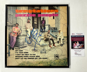 Otis Williams Signed & Framed Temptations: Puzzle People Vinyl With JSA COA