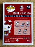 Funko Pop! Flocked Hello Kitty Gold Medal #36 Sanrio Team USA Exclusive LE 4000