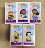 Funko Pop! Disney Ultimate Princess Moana, Snow White, Rapunzel, Cinderella & Pocahontas Complete Set Of 5