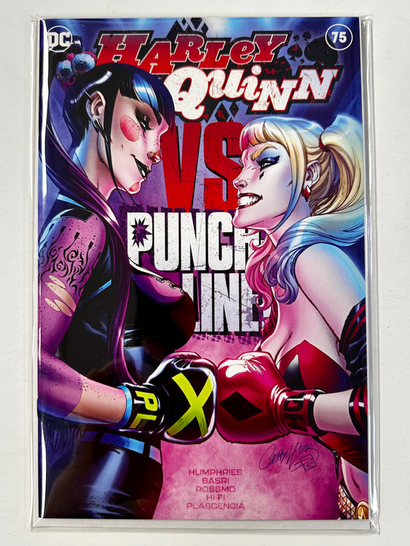 Harley Quinn #75 J Scott Campbell A Boxing DC Comics 2020 Variant Exclusive