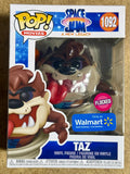 Funko Pop! Movies Flocked Taz #1092 Space Jam A New Legacy Walmart Exclusive