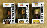 Funko Pop! Disney Zenon Kar / Nebula / Proto Zoa Girl Complete Set Of 3 Zenon; Girl Of The 21st Century