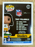 HOF Troy Polamalu Signed NFL Pittsburgh Steelers Funko Pop! #334 With JSA COA