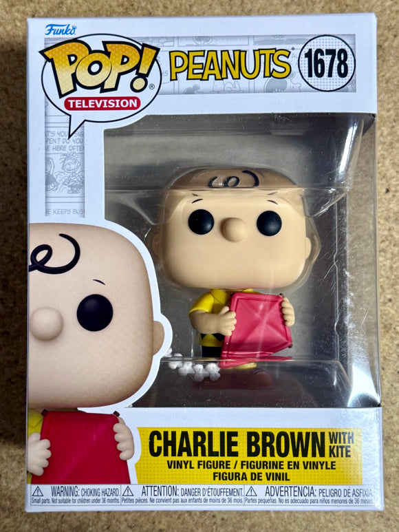 Funko Pop! Television Charlie Brown With Kite #1678 Peanuts 2024