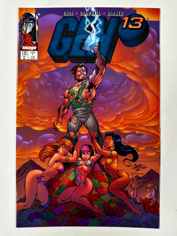 Gen 13 #13C - J. Scott Campbell Cover 1996 Image Comics