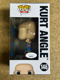 WWE Olympic Gold Medalist Kurt Angle Signed Funko Pop! #146 With JSA COA