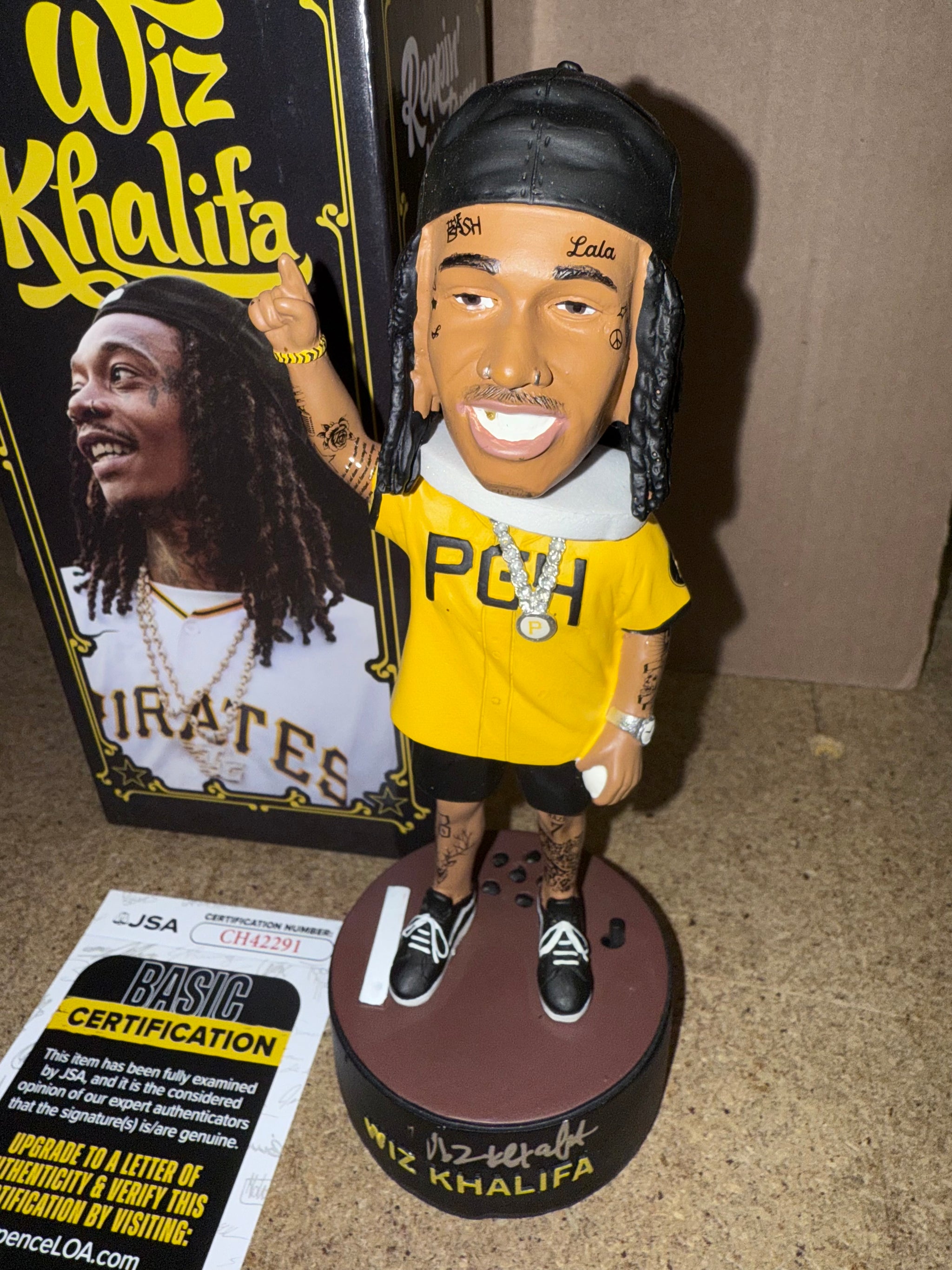 Wiz Khalifa Signed Yinzerpalooza Pittsburgh Pirates Singing