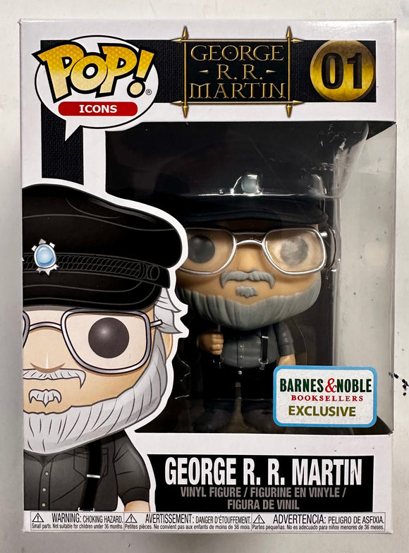 Funko Pop Icons George R. R. Martin #01 Game Of Thrones Barnes & Noble Vaulted Exclusive