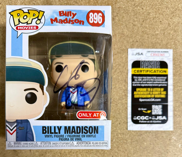 Adam Sandler Signed Billy Madison Funko Pop! #896 Exclusive With JSA COA