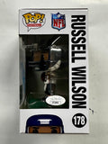 Russell Wilson Signed NFL Denver Broncos Funko Pop! #178 Pittsburgh Steelers 2023 With JSA COA