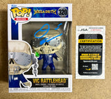 David Ellefson Signed Megadeth Vic Rattlehead Funko Pop! #320 With JSA COA