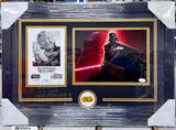 David Prowse & James Earl Jones Signed & Framed Star Wars Darth Vader With JSA COA