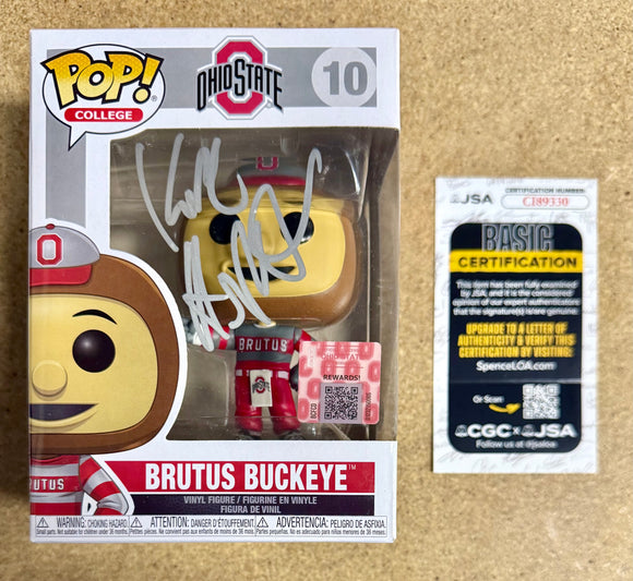 Kirk Herbstreit QB & Broadcaster Signed Ohio State Funko Pop! #10 With JSA COA