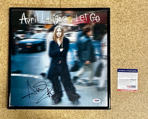 Avril Lavigne Autographed Signed & Framed Let Go Vinyl With PSA/DNA COA