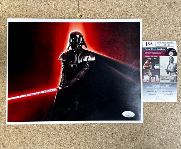 Authentic James Earl Jones Signed Star Wars Darth Vader 8x10 Photo With JSA COA