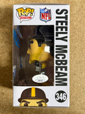Brett Keisel Signed Pittsburgh Steelers Steely McBeam #346 Funko Pop! With JSA COA