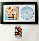 Meghan Trainer Signed “Treat Yourself” Framed CD with JSA COA