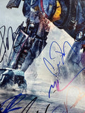 Pacific Rim Cast X12 Signed 11x14 Photo w/ PSA LOA Elba Hunnam Del Toro